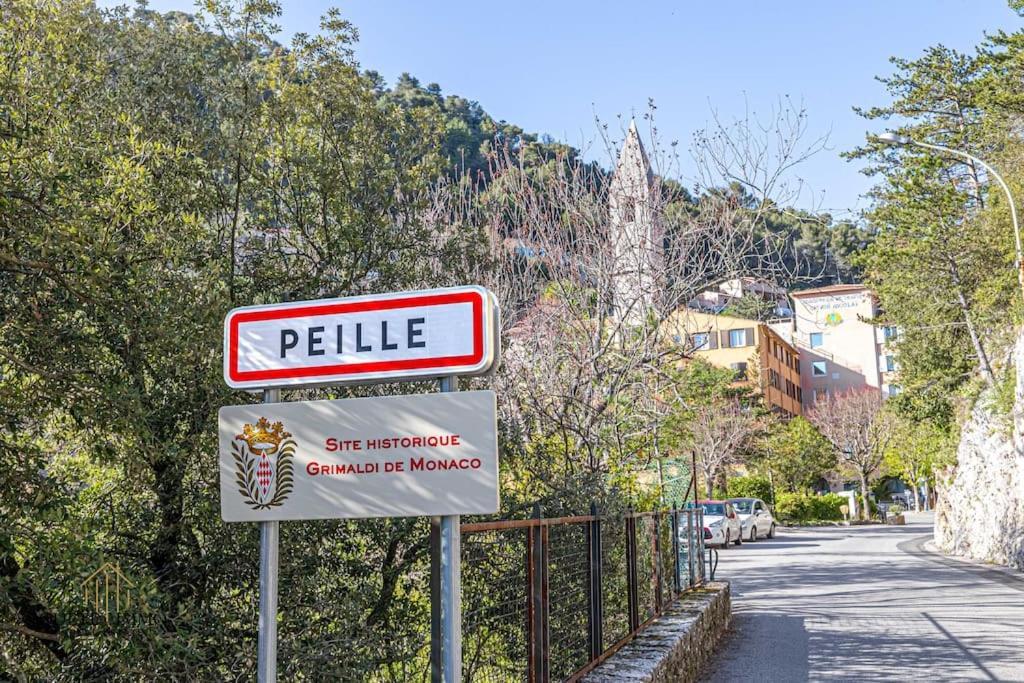 Вілла Havre De Paix Et Vue Exceptionnelle Proche Monaco Peille Екстер'єр фото